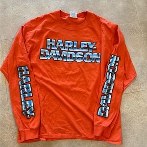 Harley-Davidson Orange 2019 Long Sleeve Tee